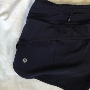 Navy blue Lululemon shorts